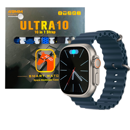 Ultra 10 with 10 straps smartwatch